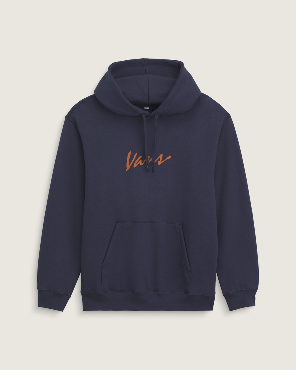 Men Vans Scripted Vans Pullover Hoodie in Parisian Night Blue