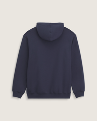 Men Vans Scripted Vans Pullover Hoodie in Parisian Night Blue