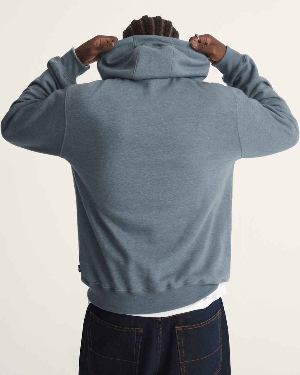 Men Vans Vans 66 Pullover Sweatshirt in Stormy Weather Black