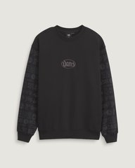Men Vans Mixed Lot Crew Sweatshirt in Black