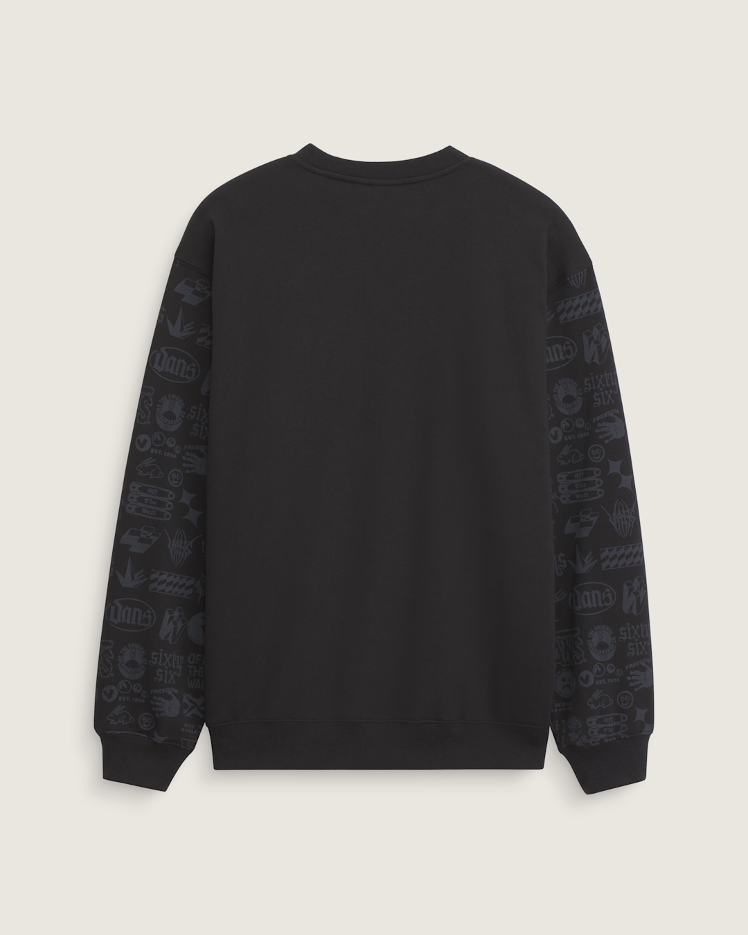 Men Vans Mixed Lot Crew Sweatshirt in Black