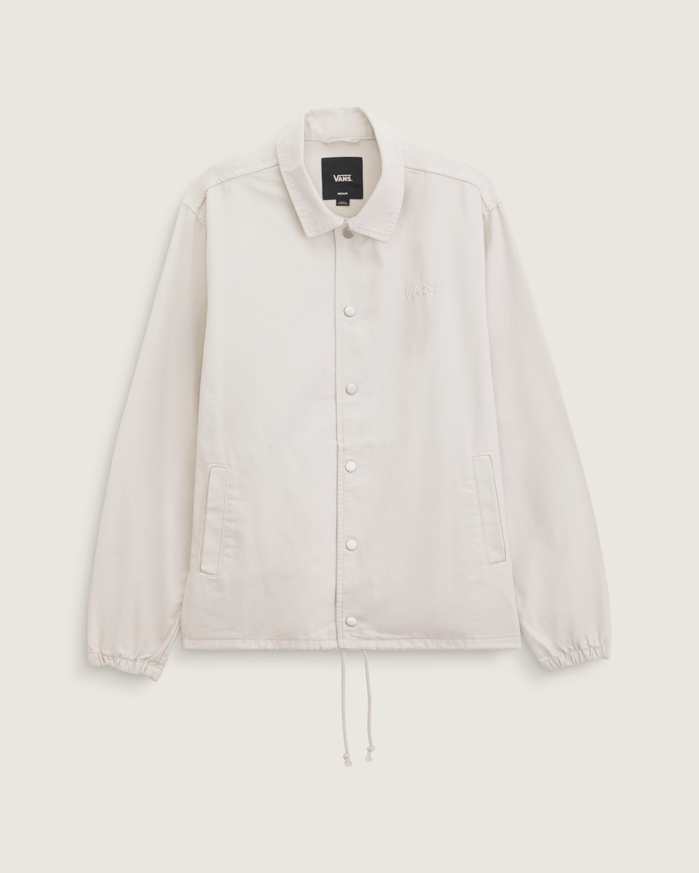 Men Vans Torrey Coaches Jacket in Taupe Mist Beige