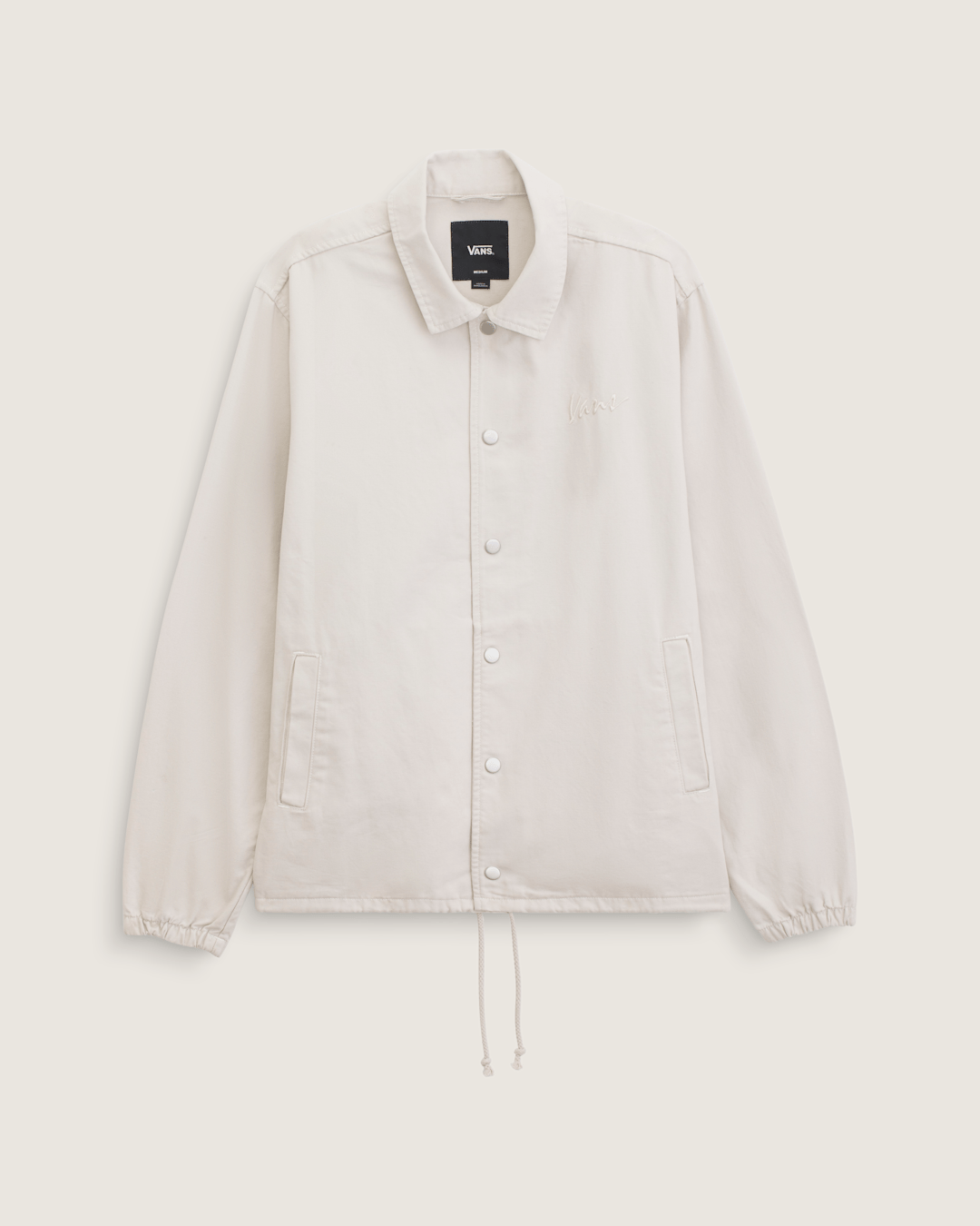 Men Vans Torrey Coaches Jacket in Taupe Mist Beige
