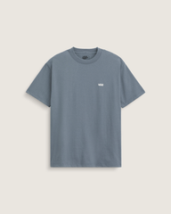 Men Vans Left Chest Logo T-Shirt in Stormy Weather Blue