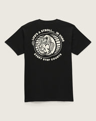 Men Vans Wheelin in the Years T-Shirt in Black