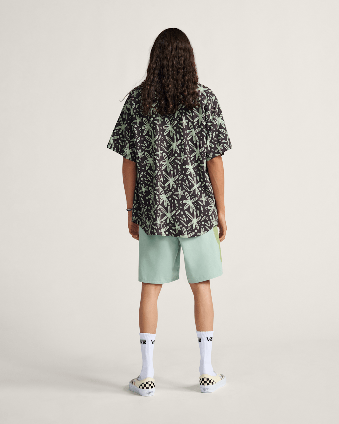 Men Vans Havenrock T-Shirt in Phantom Black / White