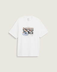 Men Vans Style Tips T-Shirt in Marshmallow White
