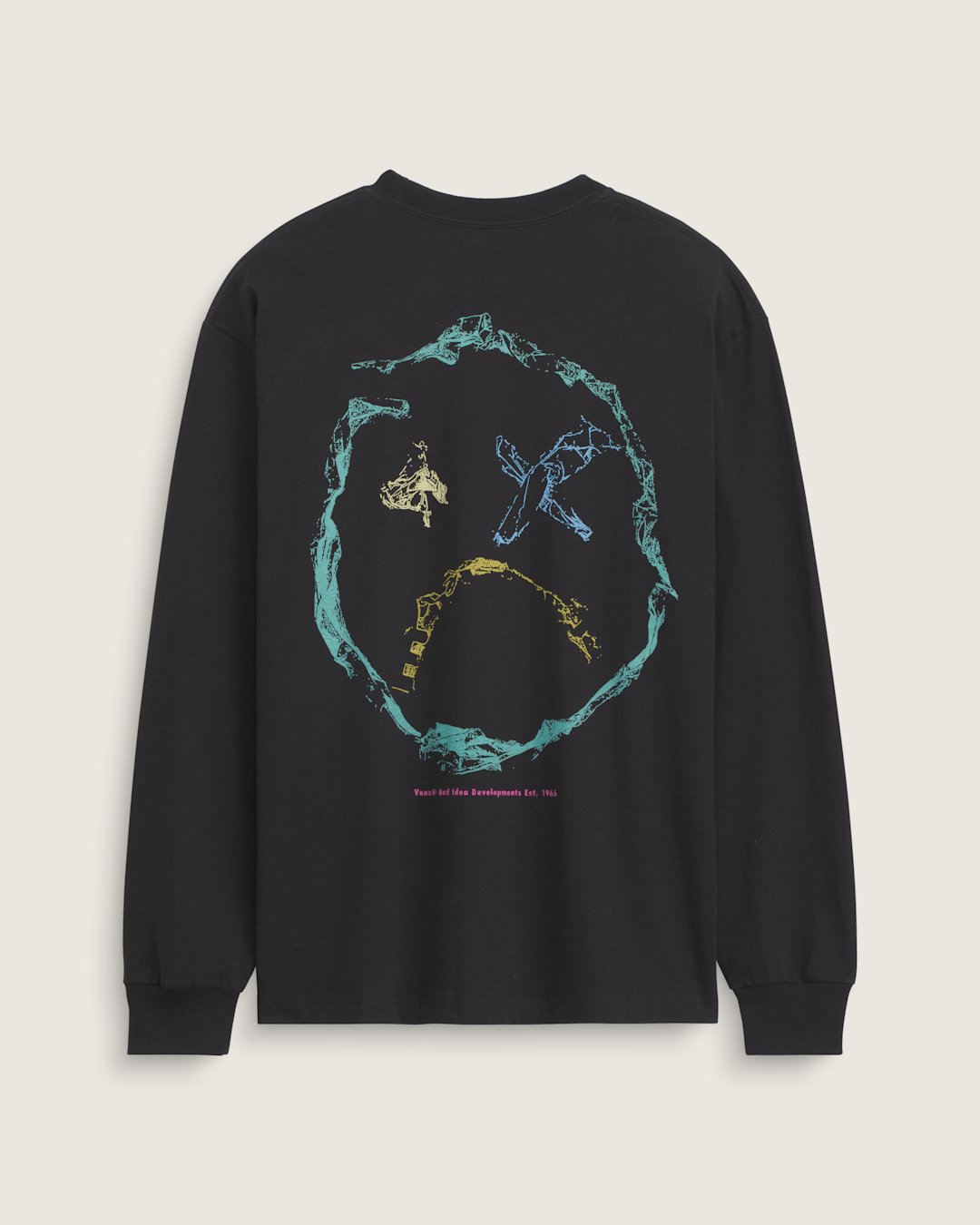 Men Vans Ideas Long Sleeve T-Shirt in Black