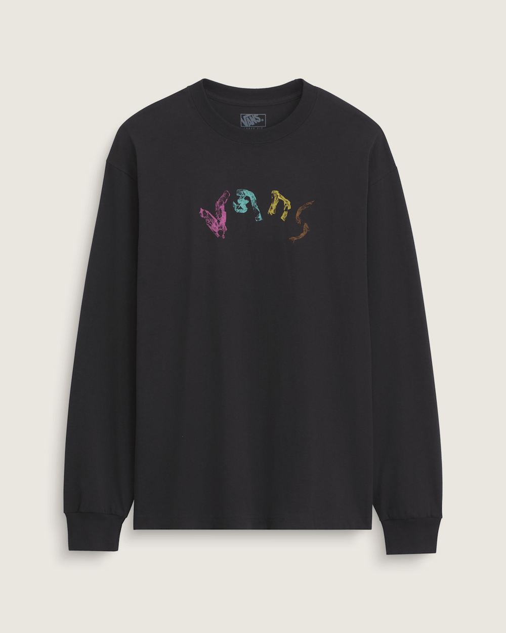 Men Vans Ideas Long Sleeve T-Shirt in Black