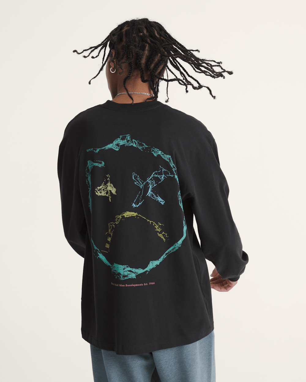 Men Vans Ideas Long Sleeve T-Shirt in Black