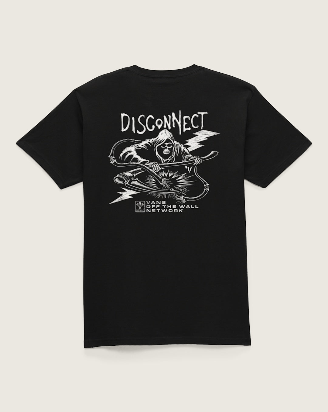 Men Vans Disconnect T-Shirt in Black