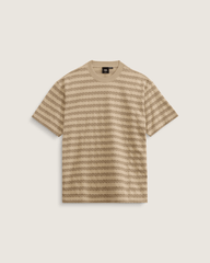 Men Vans Palmer Jacquard Knit T-Shirt in London Fog Beige