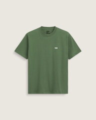 Men Vans Left Chest Logo T-Shirt in Pine Forest Green