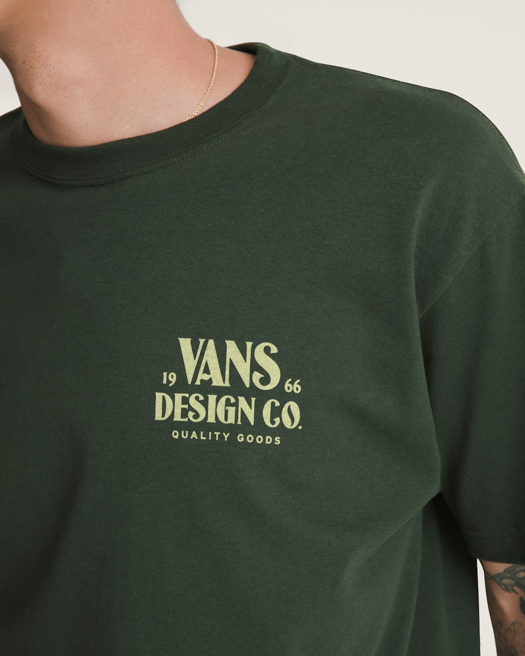 Men Vans Vans HOV T-Shirt in Dried Kelp Green