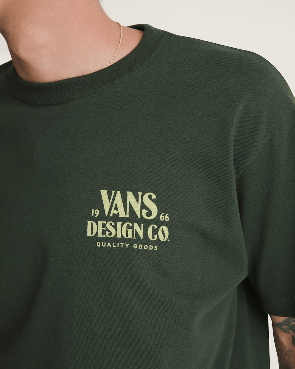 Men Vans Vans HOV T-Shirt in Dried Kelp Green