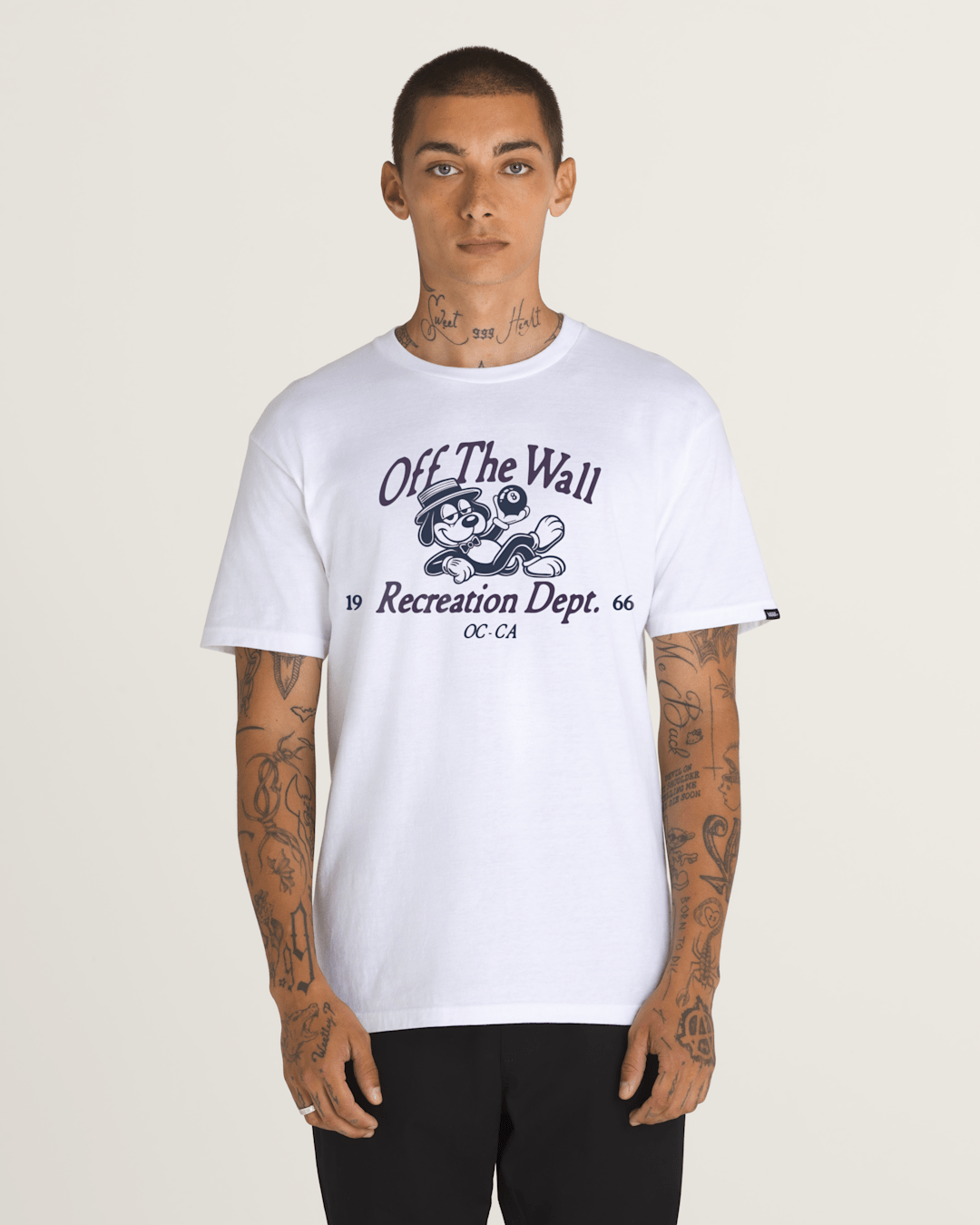 Men Vans Cooling T-Shirt in White