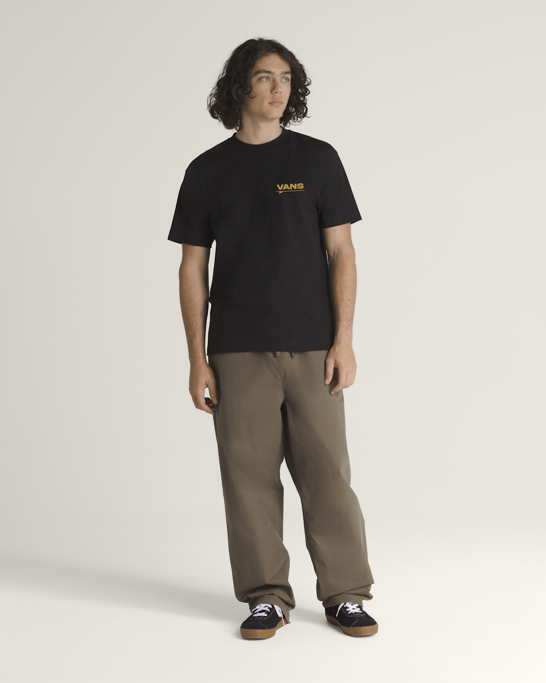 Men Vans Spring T-Shirt in Black