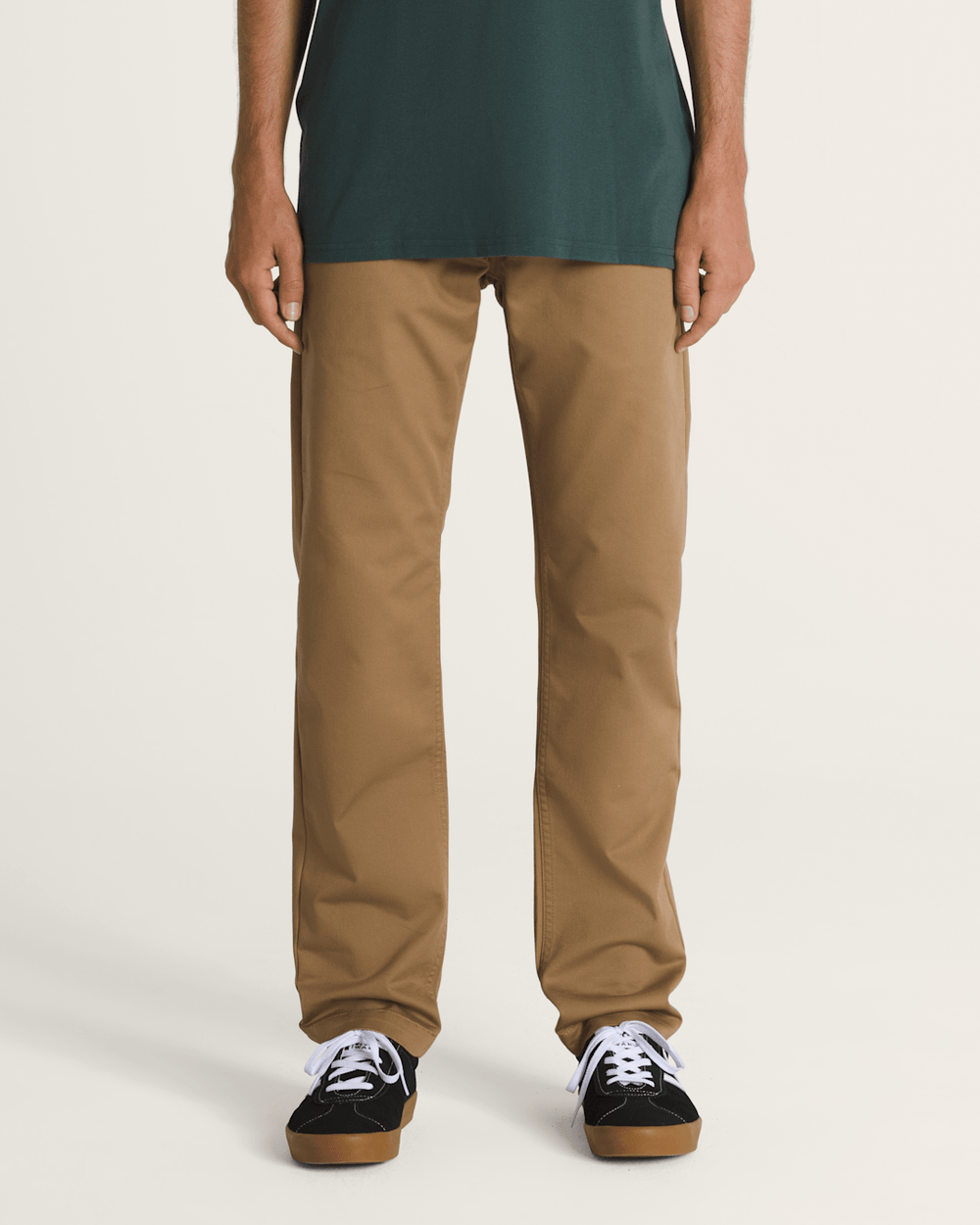 Men Vans Authentic Chino Slim Pants in Dirt Brown