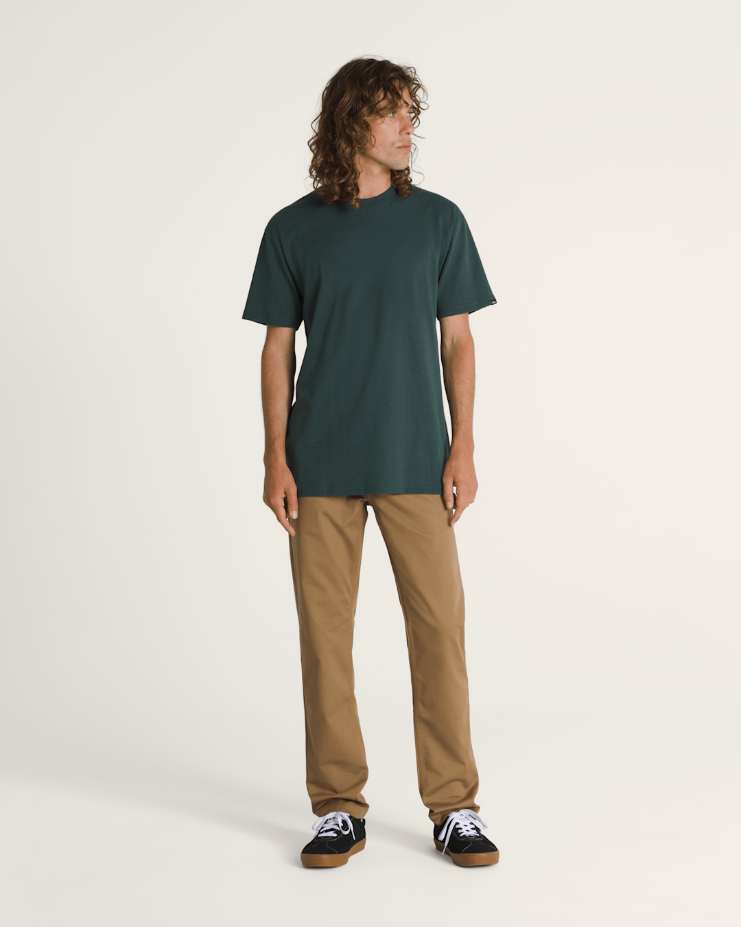 Men Vans Authentic Chino Slim Pants in Dirt Brown