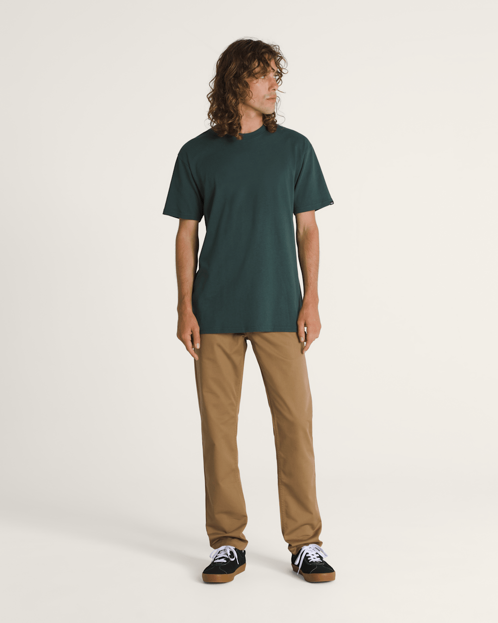 Men Vans Authentic Chino Slim Pants in Dirt Brown