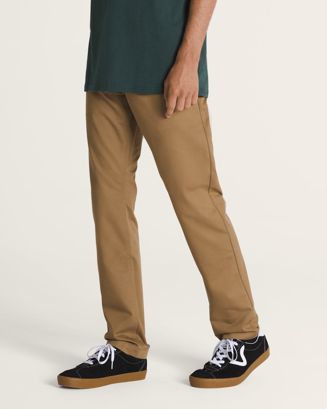 Men Vans Authentic Chino Slim Pants in Dirt Brown