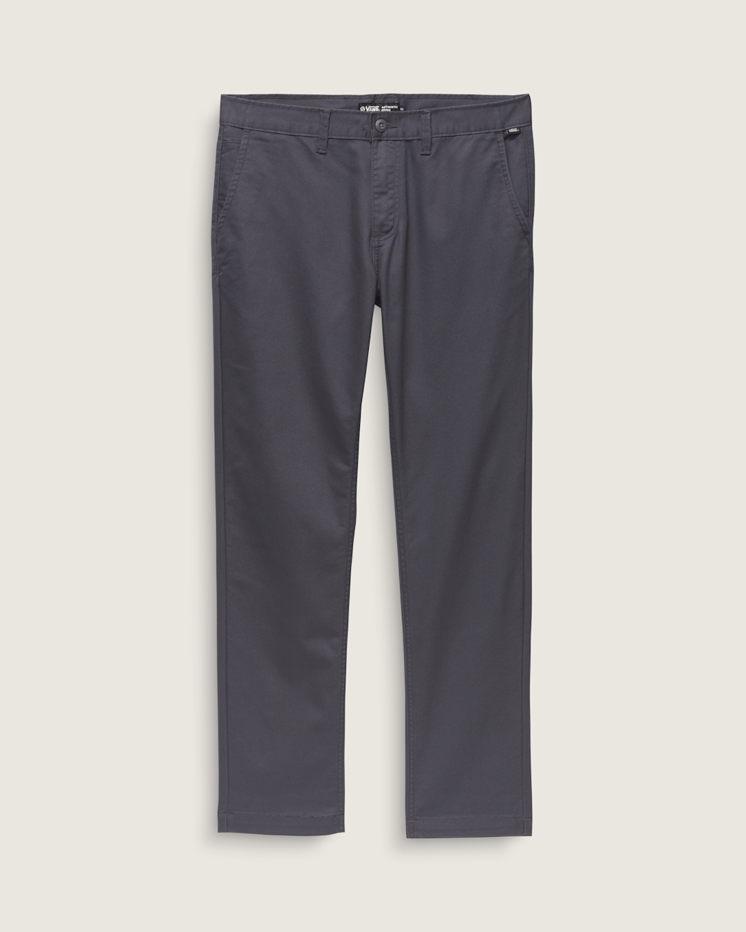 Men Vans Authentic Chino Slim Pants in Asphalt Grey