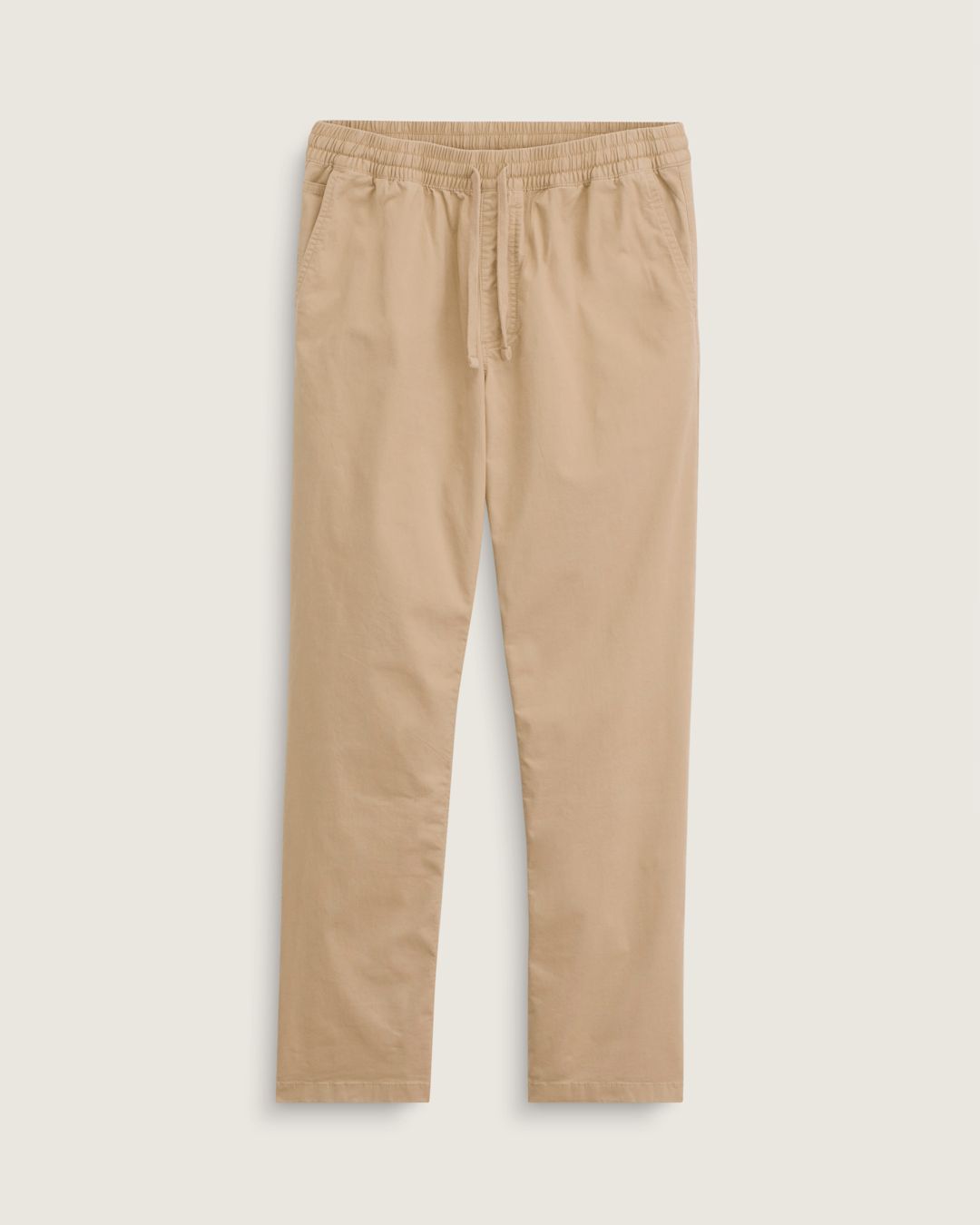 Men Vans Range Relaxed Elastic Pants in Incense Brown