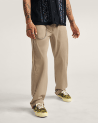 Men Vans Authentic Chino Relaxed Pants in Desert Taupe Brown