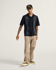 Men Vans Authentic Chino Relaxed Pants in Desert Taupe Brown