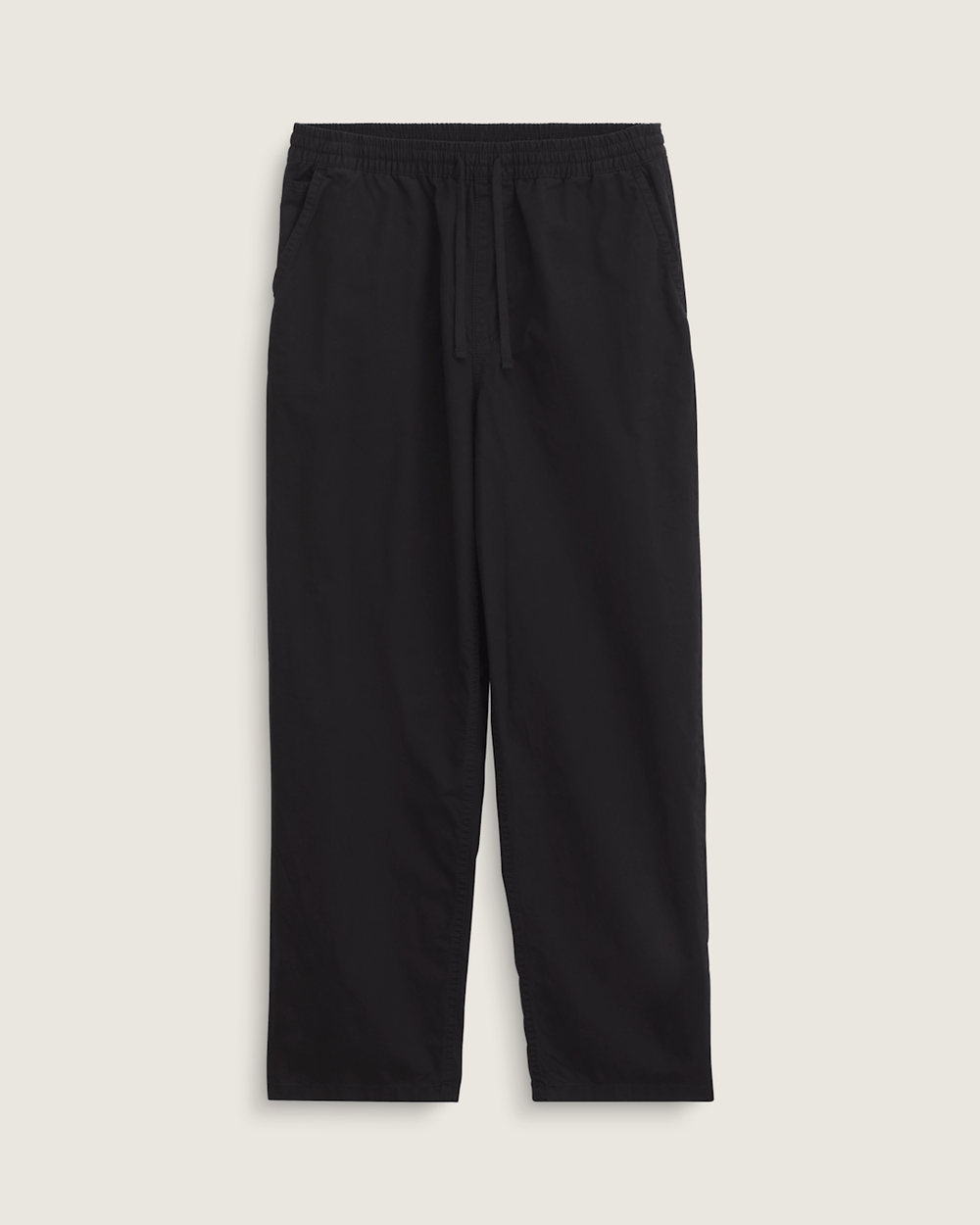 Men Vans Range Baggy Tapered Elastic Waist Pant Black