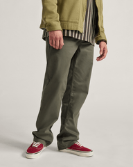 Men Vans Authentic Chino Relaxed Pants in Grape Leaf Green