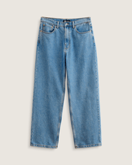 Men Vans Check-5 Baggy Denim Pants in Stonewash Blue
