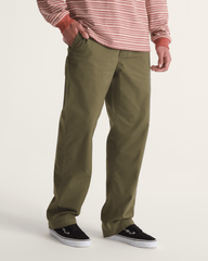 Men Vans Authentic Chino Straight Pant in Mossy Olive Green
