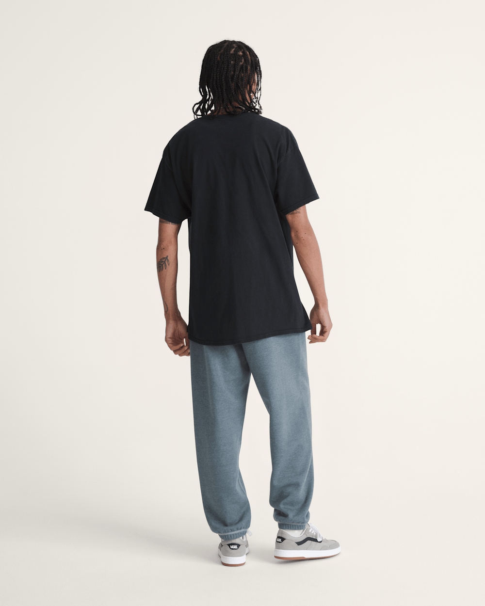 Men Vans Vans 66 Sweatpants in Stormy Weather Black