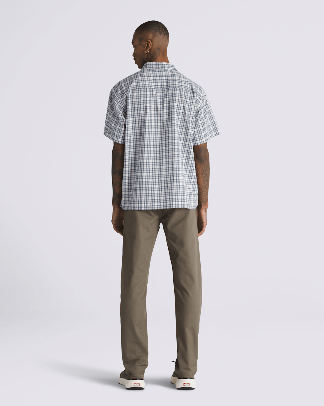 Men Vans Authentic Chino Slim Pants in Bungee Cord Brown