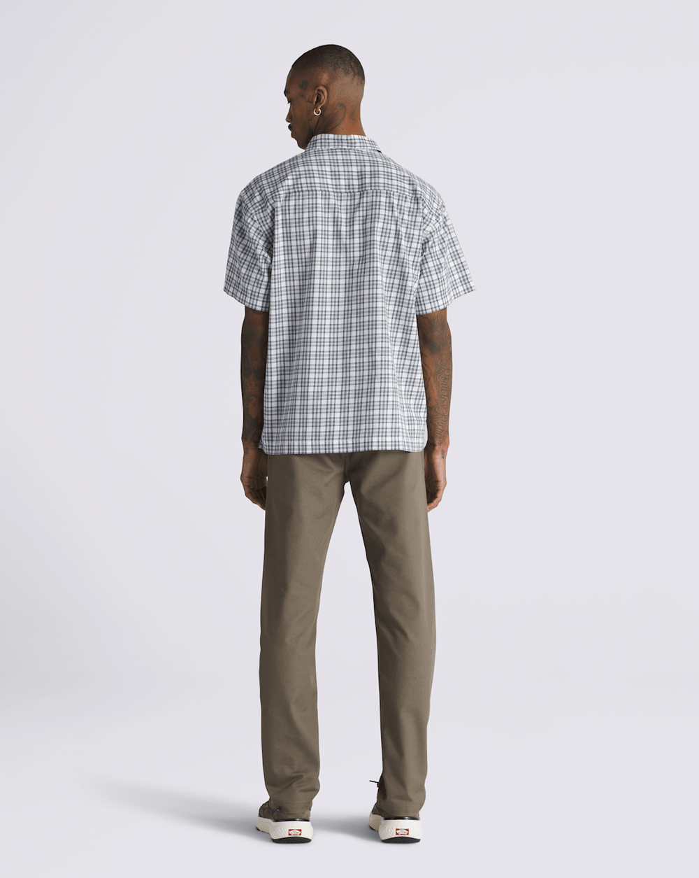Men Vans Authentic Chino Slim Pants in Bungee Cord Brown