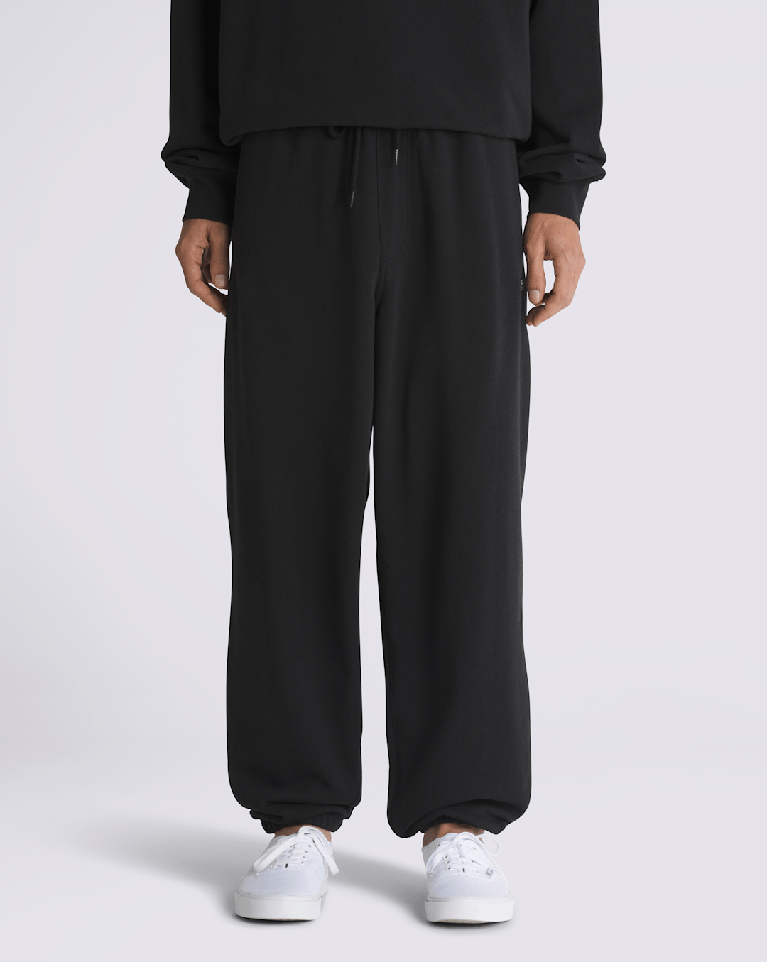 Men Vans Original Standards Loose French Terry Pants in Black