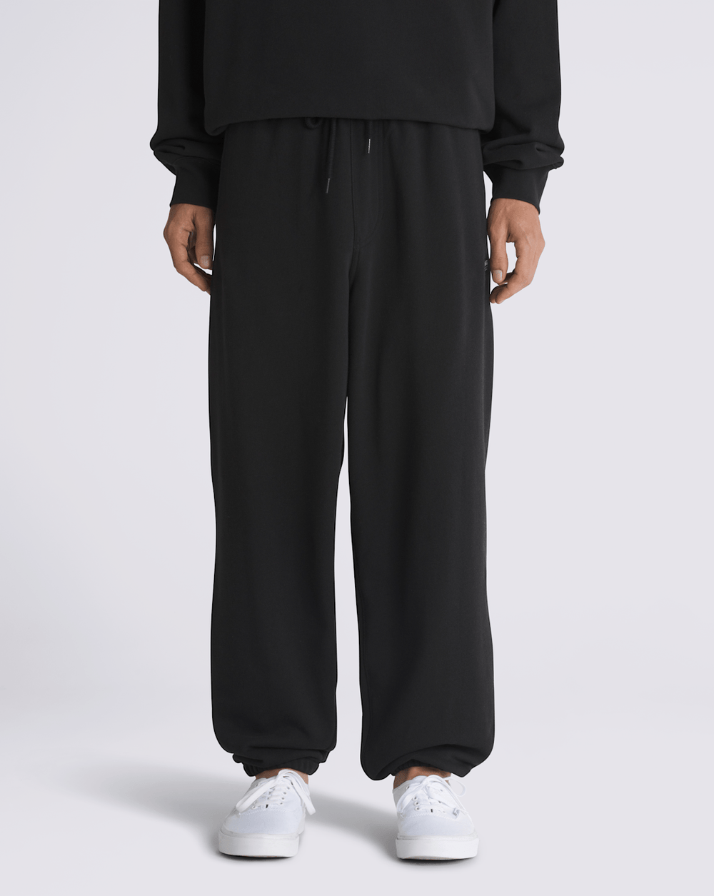 Men Vans Original Standards Loose French Terry Pants in Black