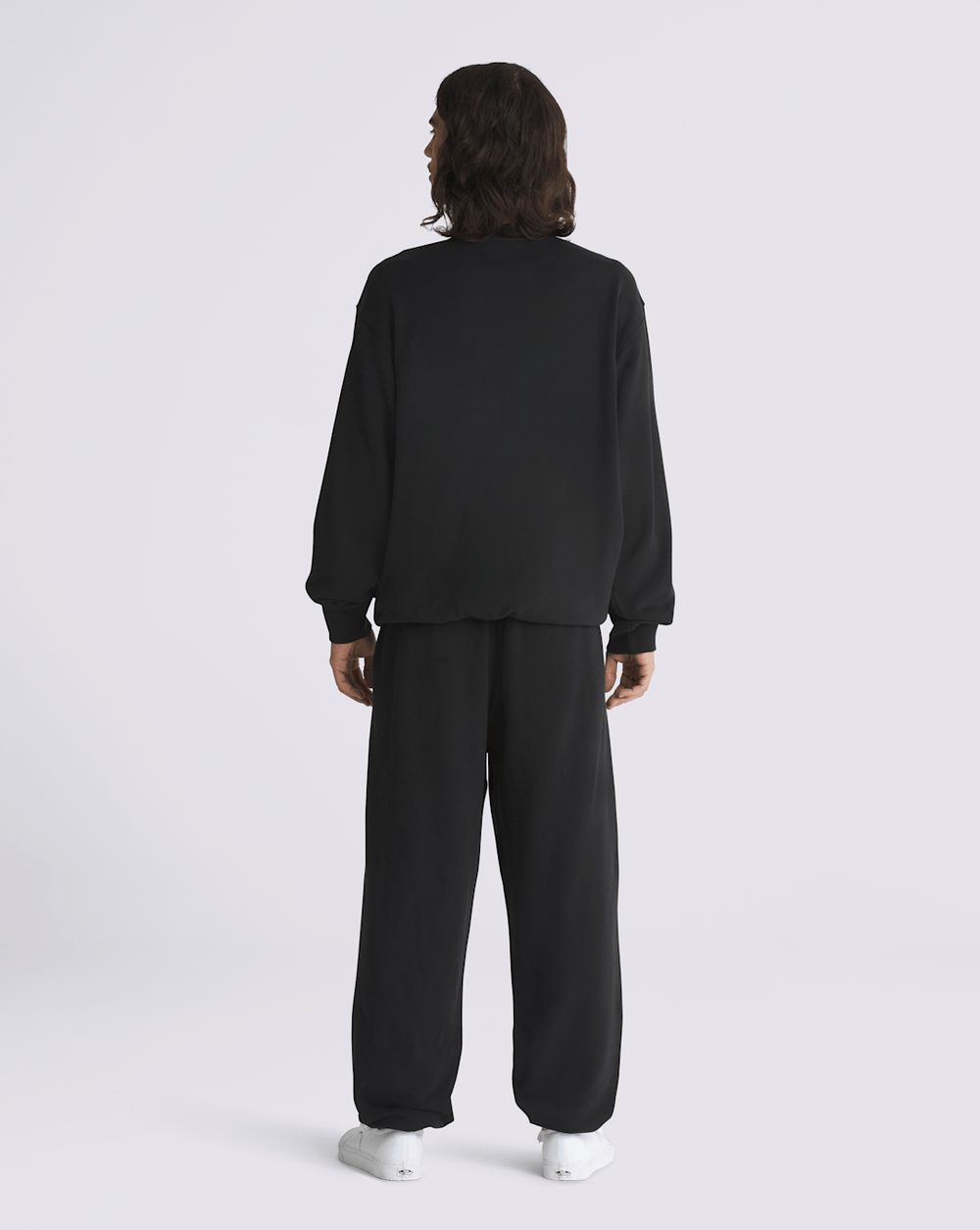 Men Vans Original Standards Loose French Terry Pants in Black