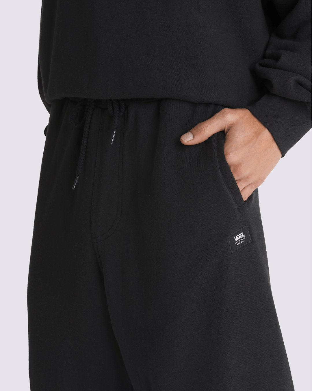 Men Vans Original Standards Loose French Terry Pants in Black