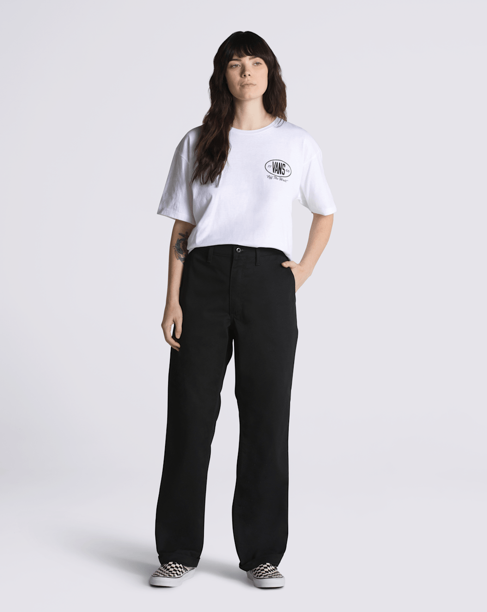 Men Vans Authentic Chino Relaxed Pant Black