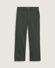 Men Vans Authentic Chino Loose Pants in Dried Kelp Green