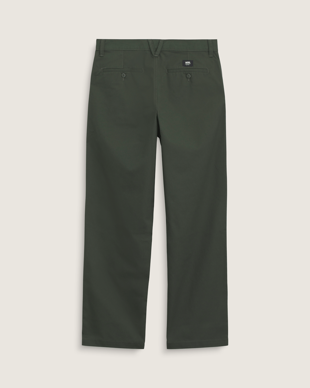 Men Vans Authentic Chino Loose Pants in Dried Kelp Green