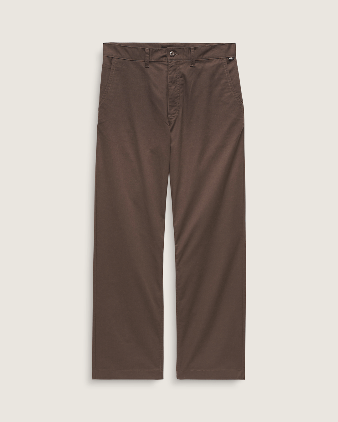 Men Vans Authentic Chino Loose Pants in Turkish Coffee Brown