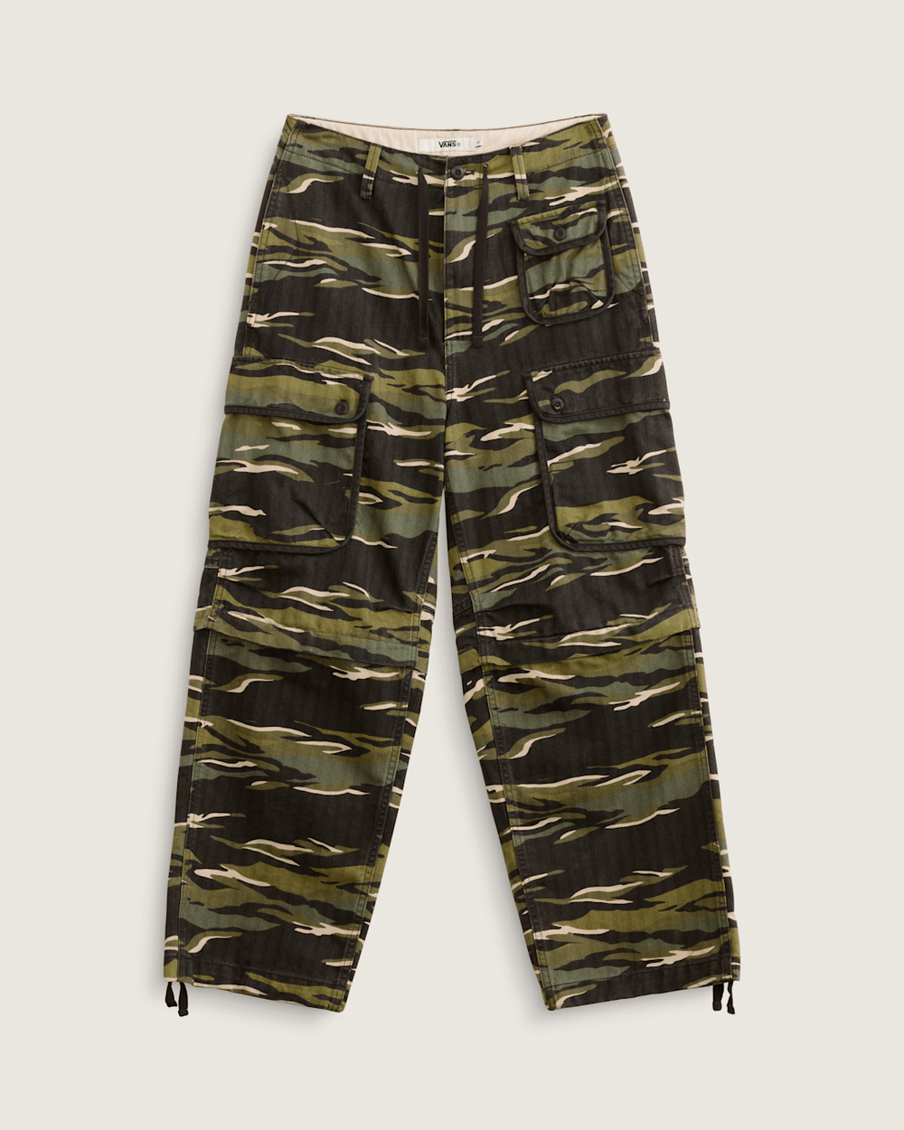 Men Vans Premium Terrain Cargo Pant in Tiger Camo Green