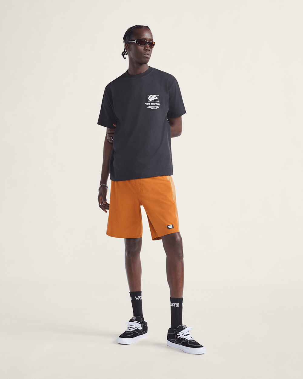 Men Vans Daily 18'' Boardshorts in Glazed Ginger Orange