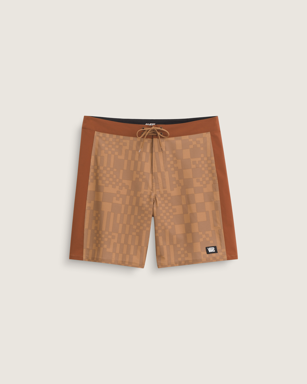 Men Vans Daily 18'' Boardshorts in Glazed Ginger Brown