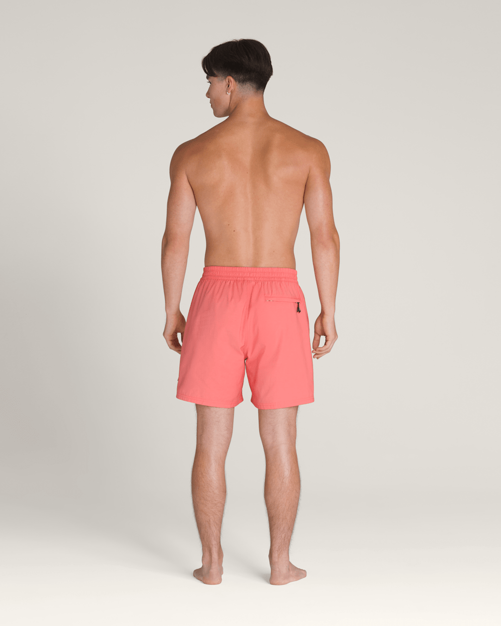 Men Vans Primary Solid Elastic 17'' Boardshorts in Porcelain Rose Pink