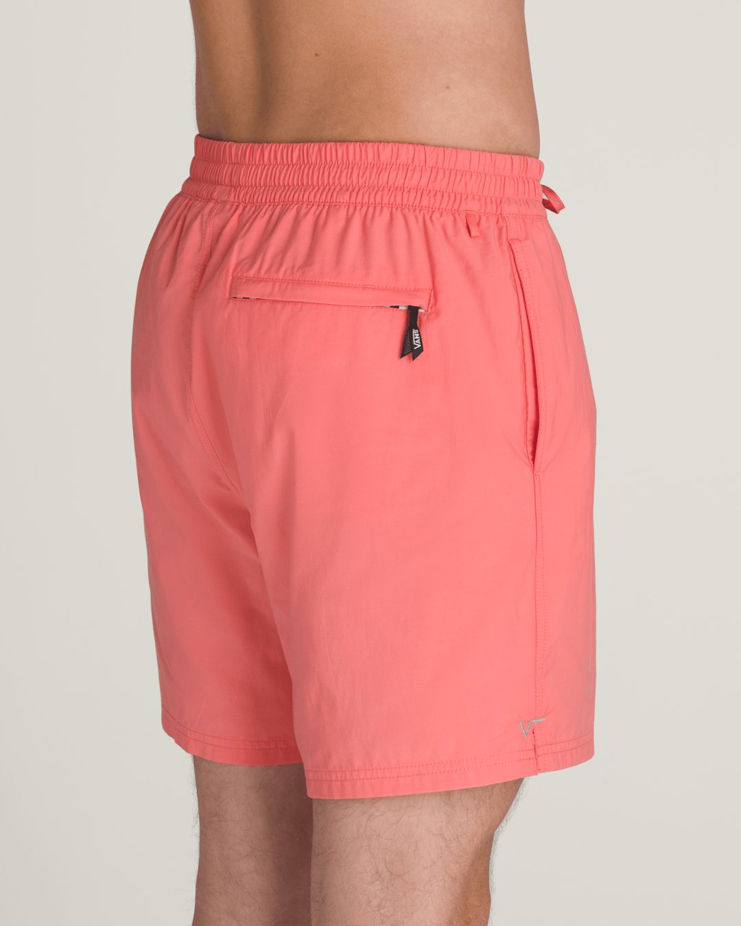 Men Vans Primary Solid Elastic 17'' Boardshorts in Porcelain Rose Pink