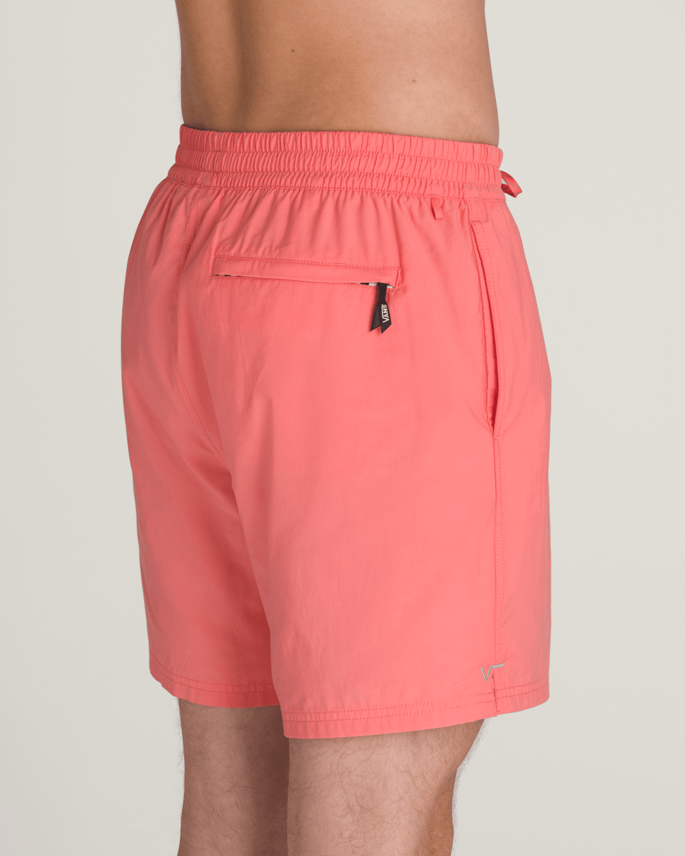 Men Vans Primary Solid Elastic 17'' Boardshorts in Porcelain Rose Pink